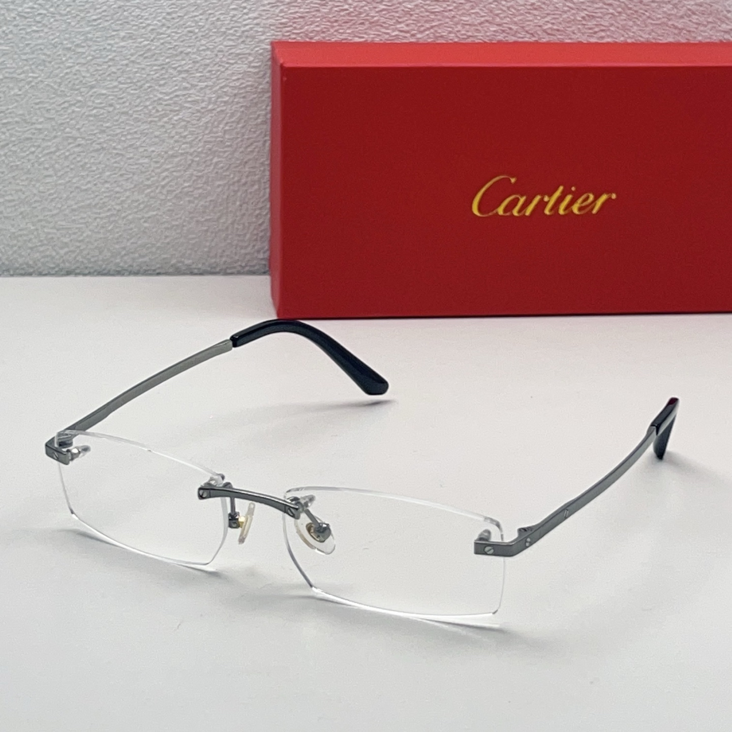 Cartier Rimless Titanium Glasses
