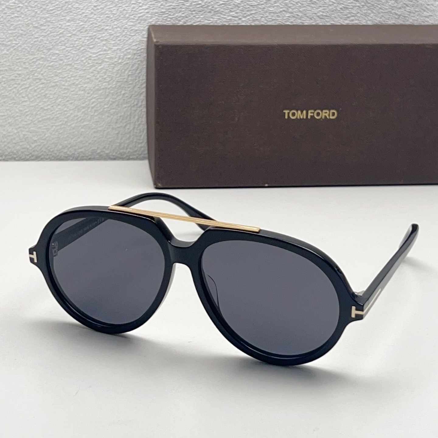 TOM FORD FT1210 Acetate Metal Round Frame Sunglasses