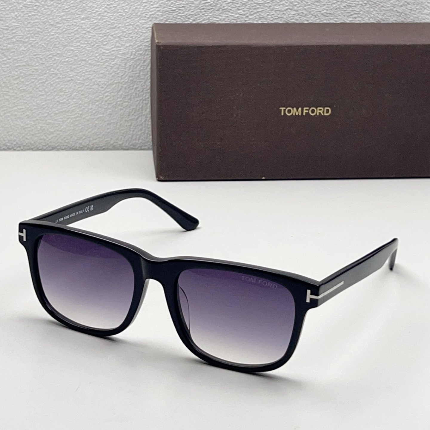 Солнцезащитные очки TOM FORD FT0775 из ацетата, квадратные