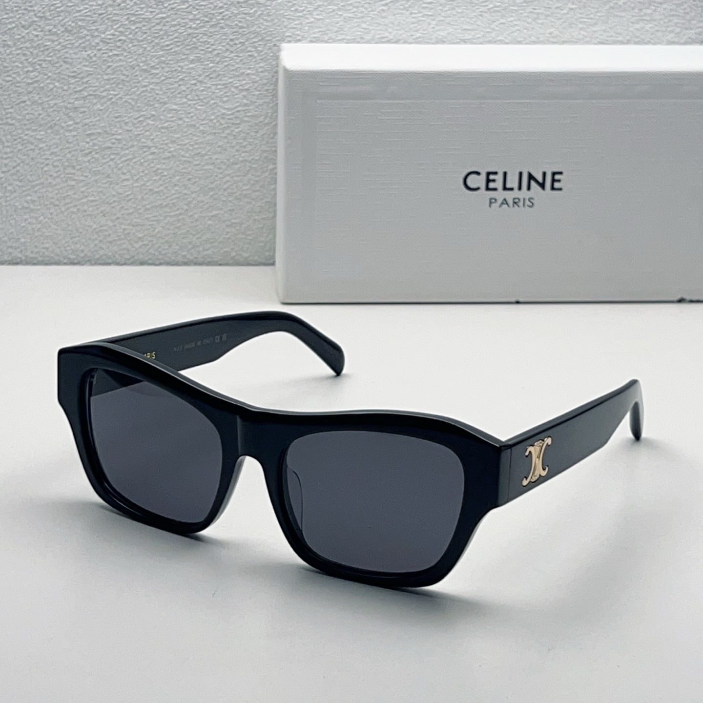 CELINE 太陽眼鏡 板材 黑色 方形