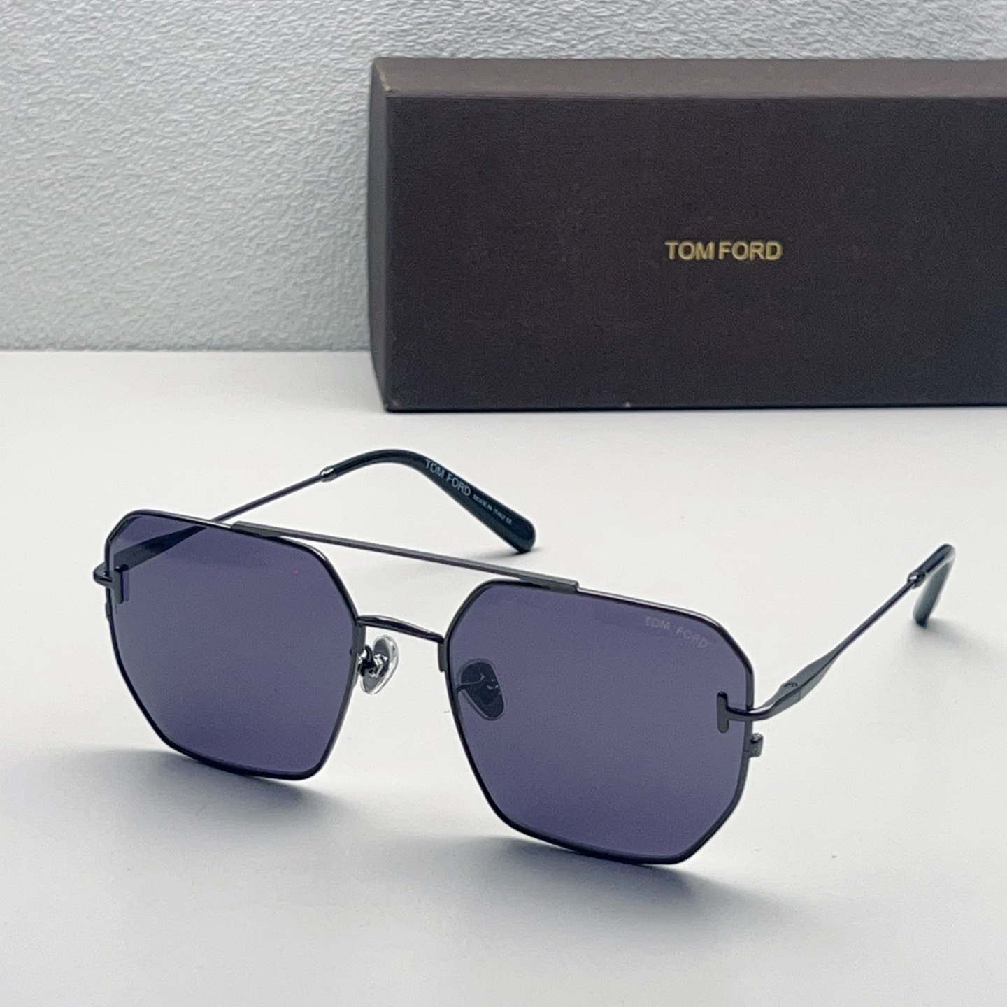 TOM FORD Sunglasses Metal Square Frame
