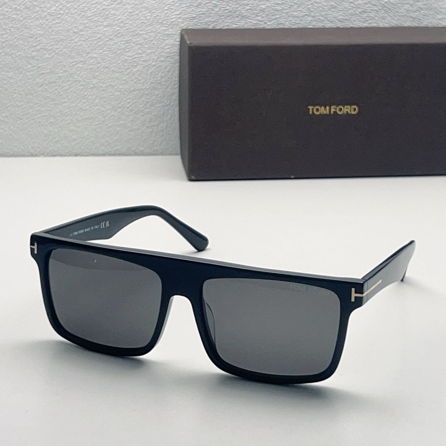 TOM FORD Sunglasses Acetate Square Black Frame