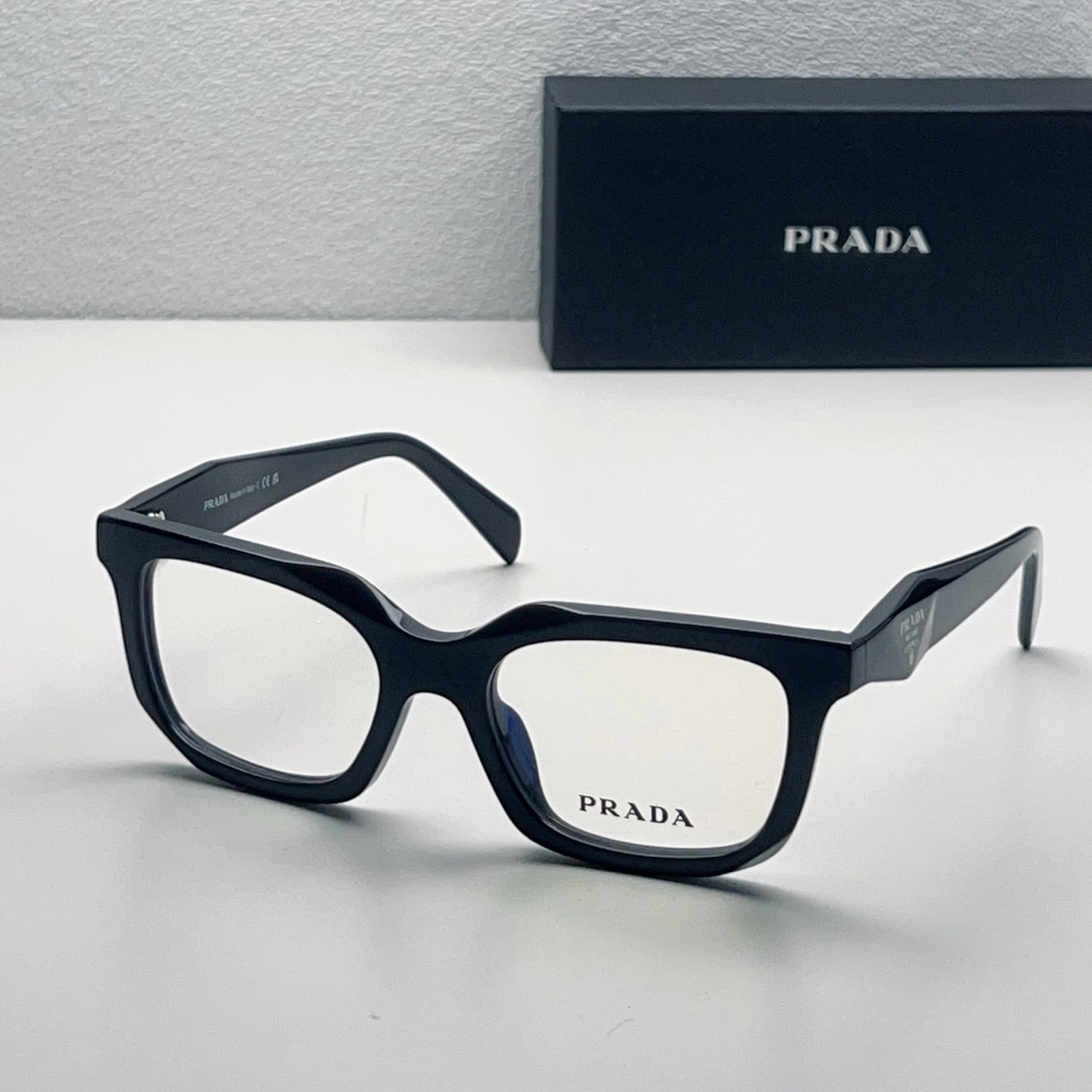 PRADA Optical Glasses Acetate Square Full Rim