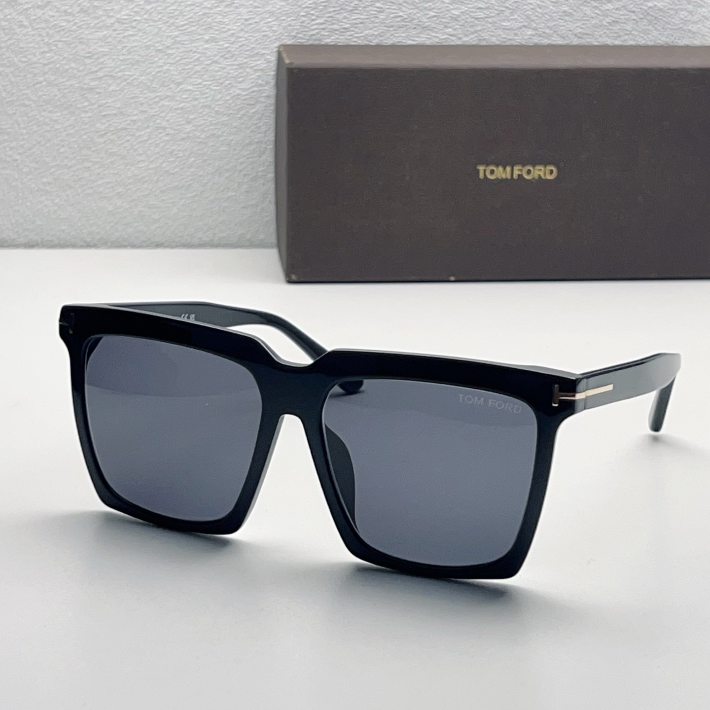 TOM FORD Sunglasses Acetate Square Black Frame