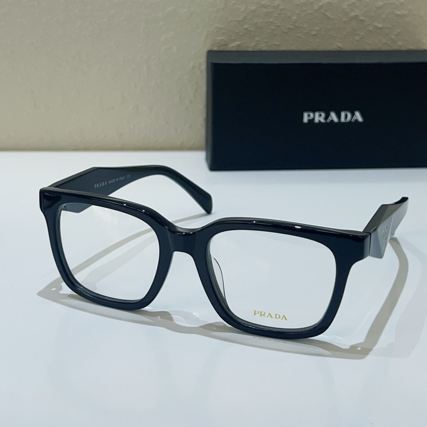 PRADA Optical Glasses Acetate Square Full Rim