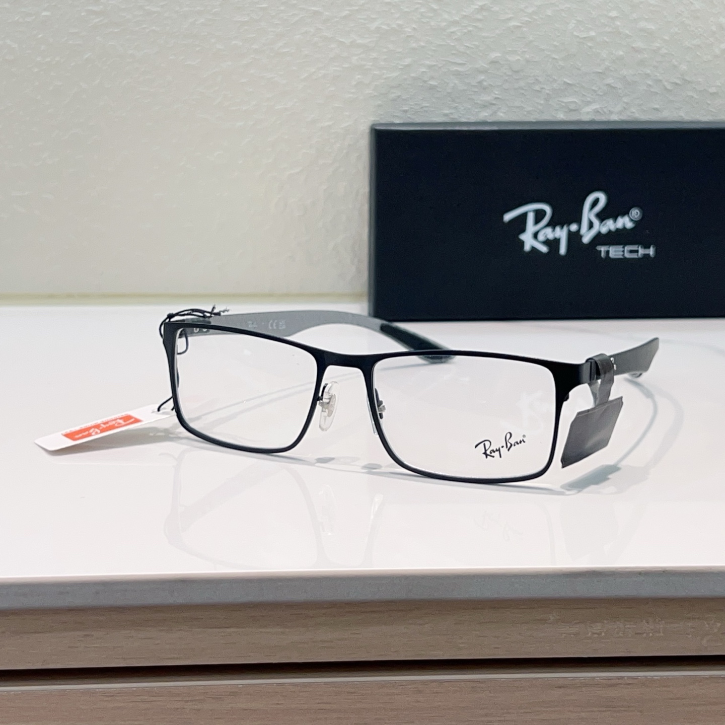 RayBan 眼镜 矩形 金属 全框 RB8415