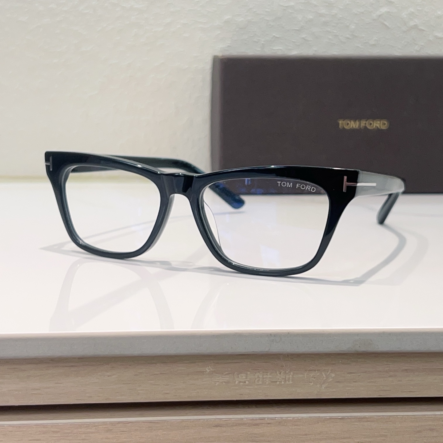 TOM FORD Acetate Full-Rim Square Glasses