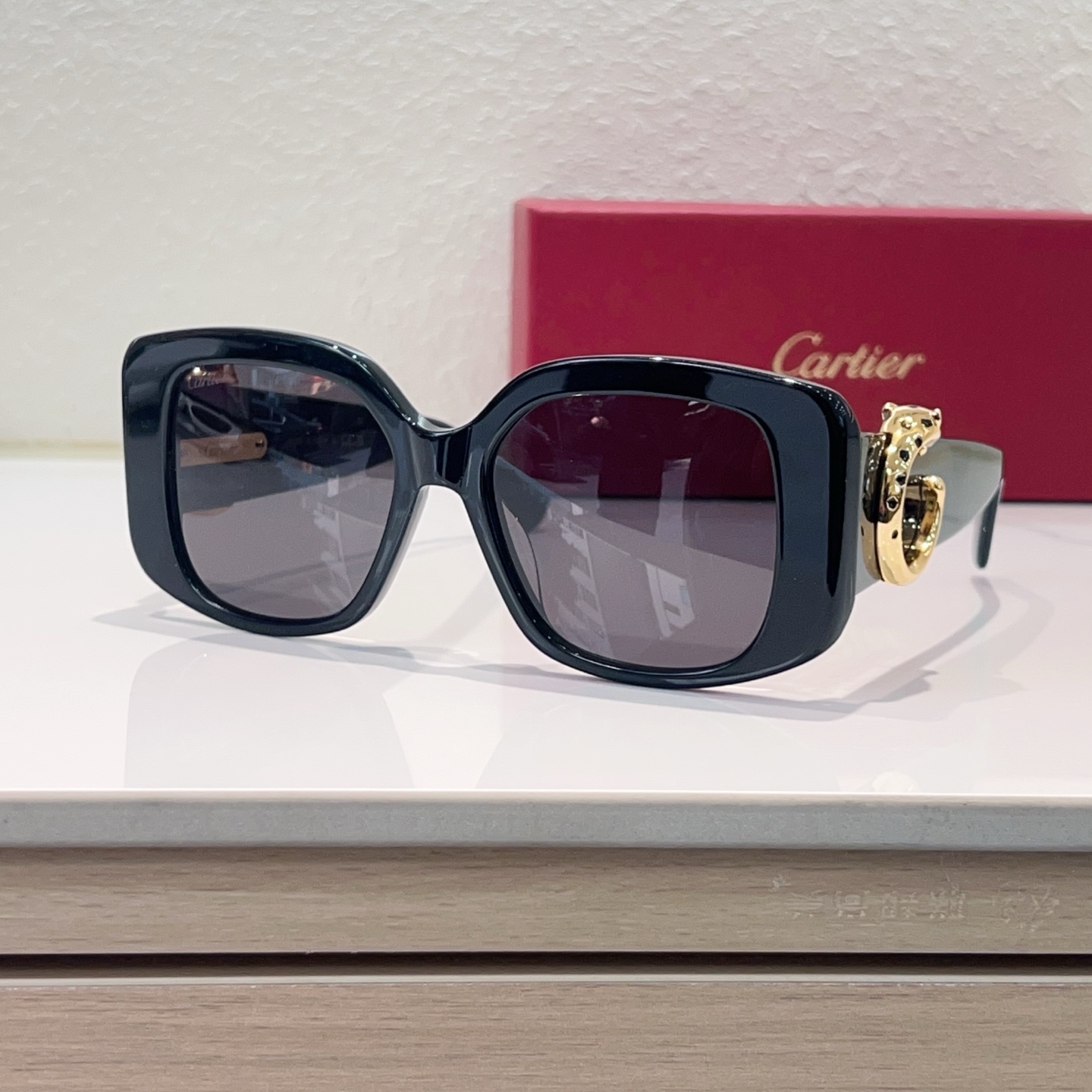 Cartier Sunglasses Acetate Metal Square