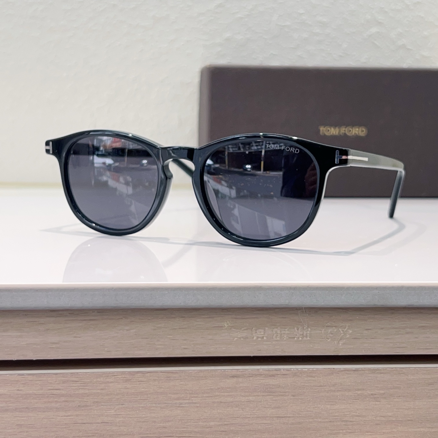 TOM FORD Sunglasses Acetate Round Frame