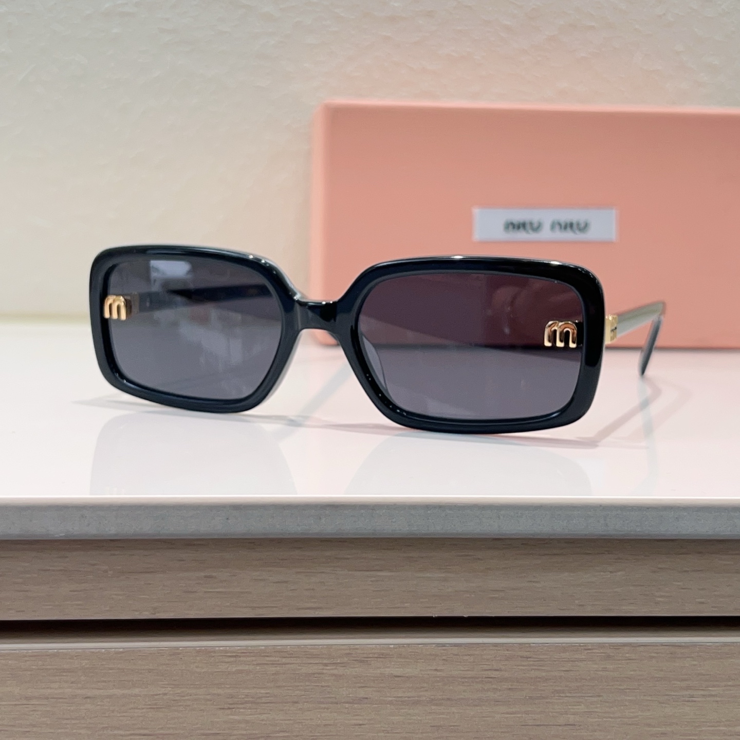 MIUMIU Sunglasses Acetate Rectangular