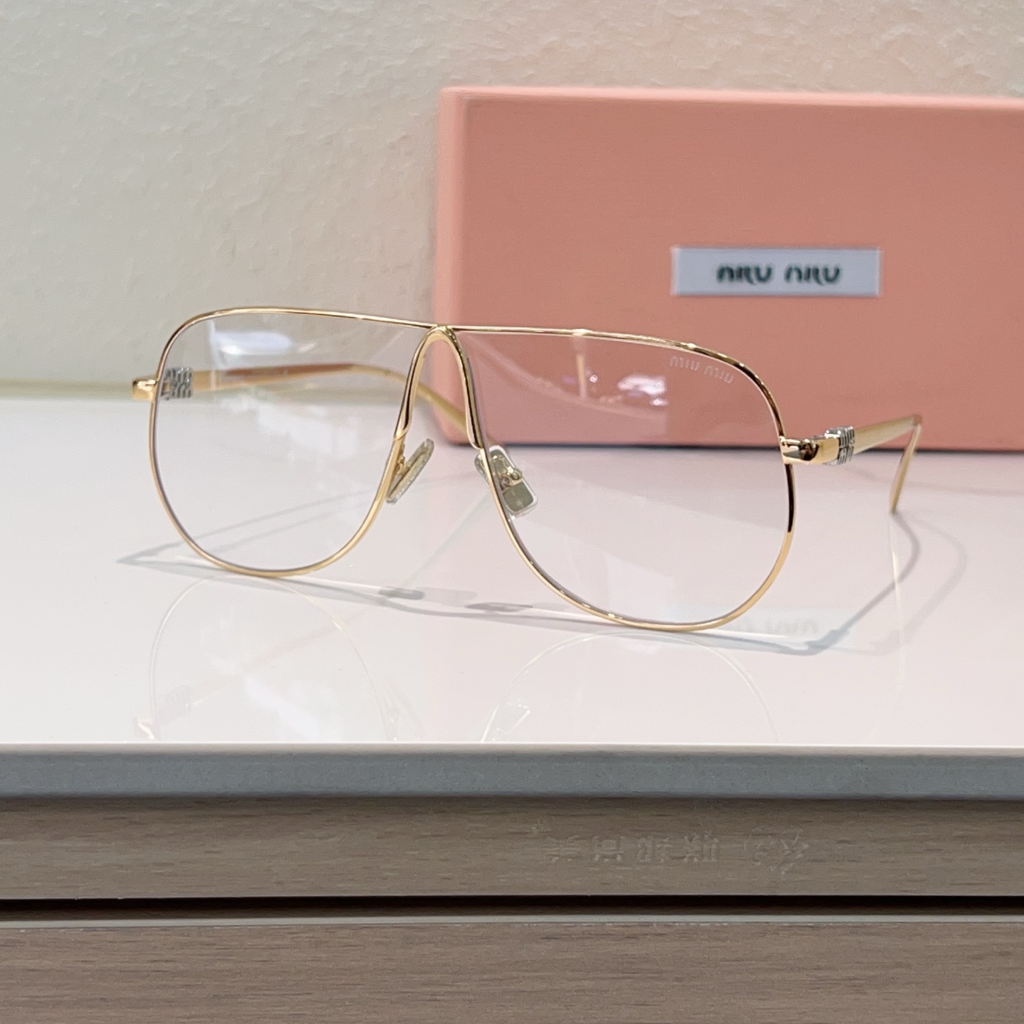 MIUMIU Metal Aviator Glasses