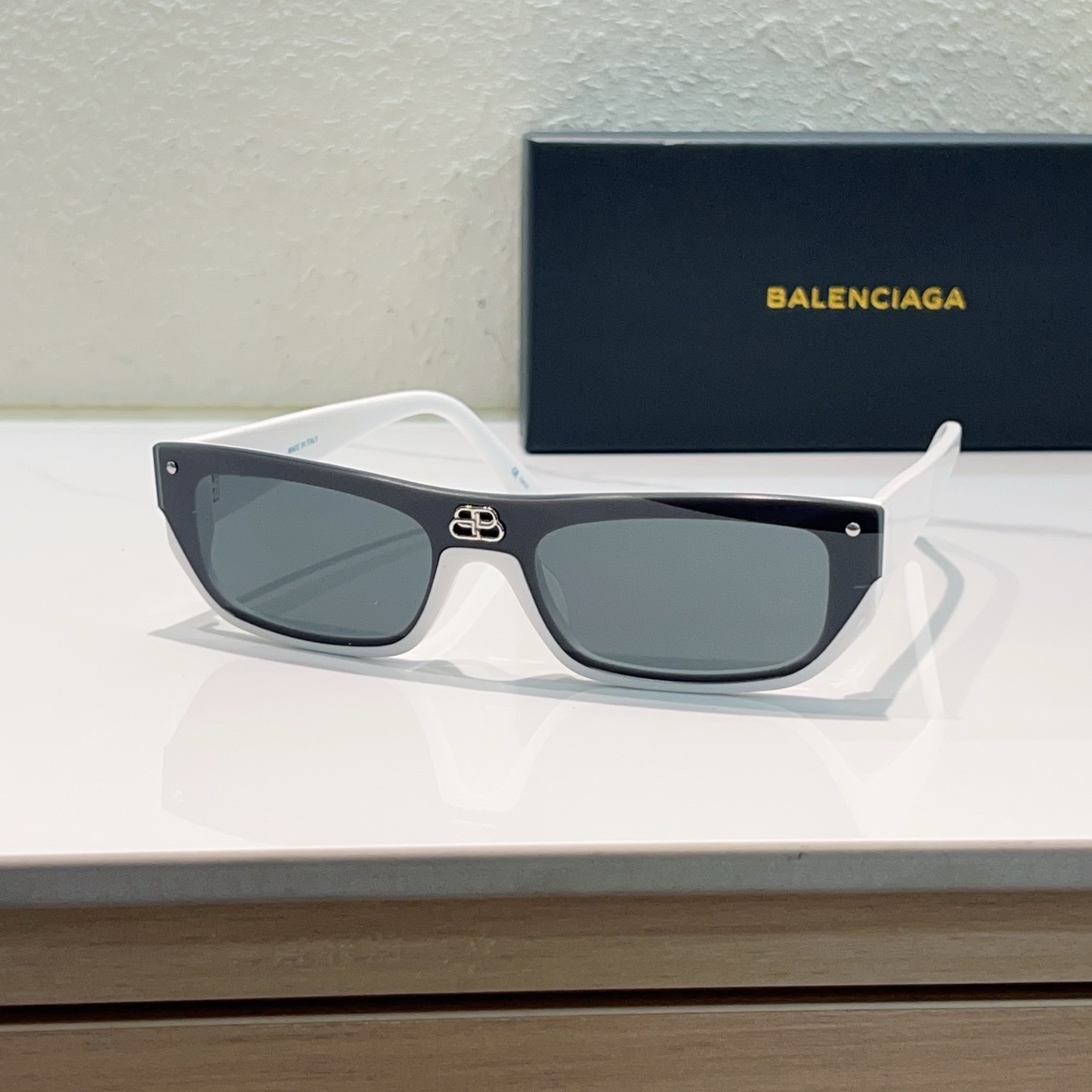 Balenciaga BB0081S Sunglasses Acetate Rectangular