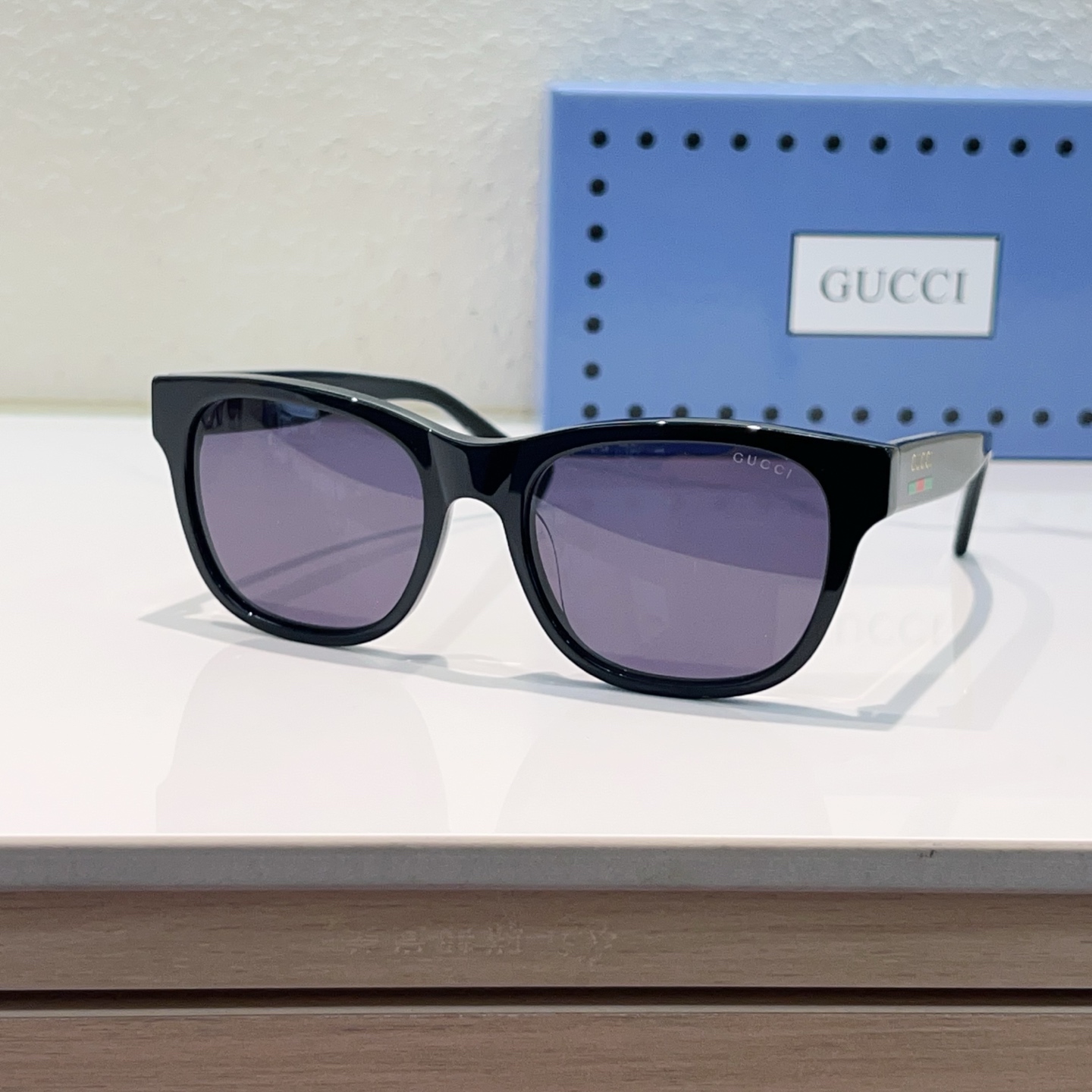 GUCCI Sunglasses GG1985S Acetate Black Square