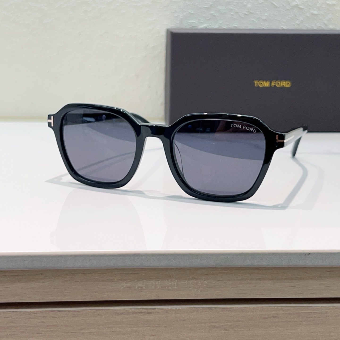 TOM FORD Sunglasses Acetate Black Square