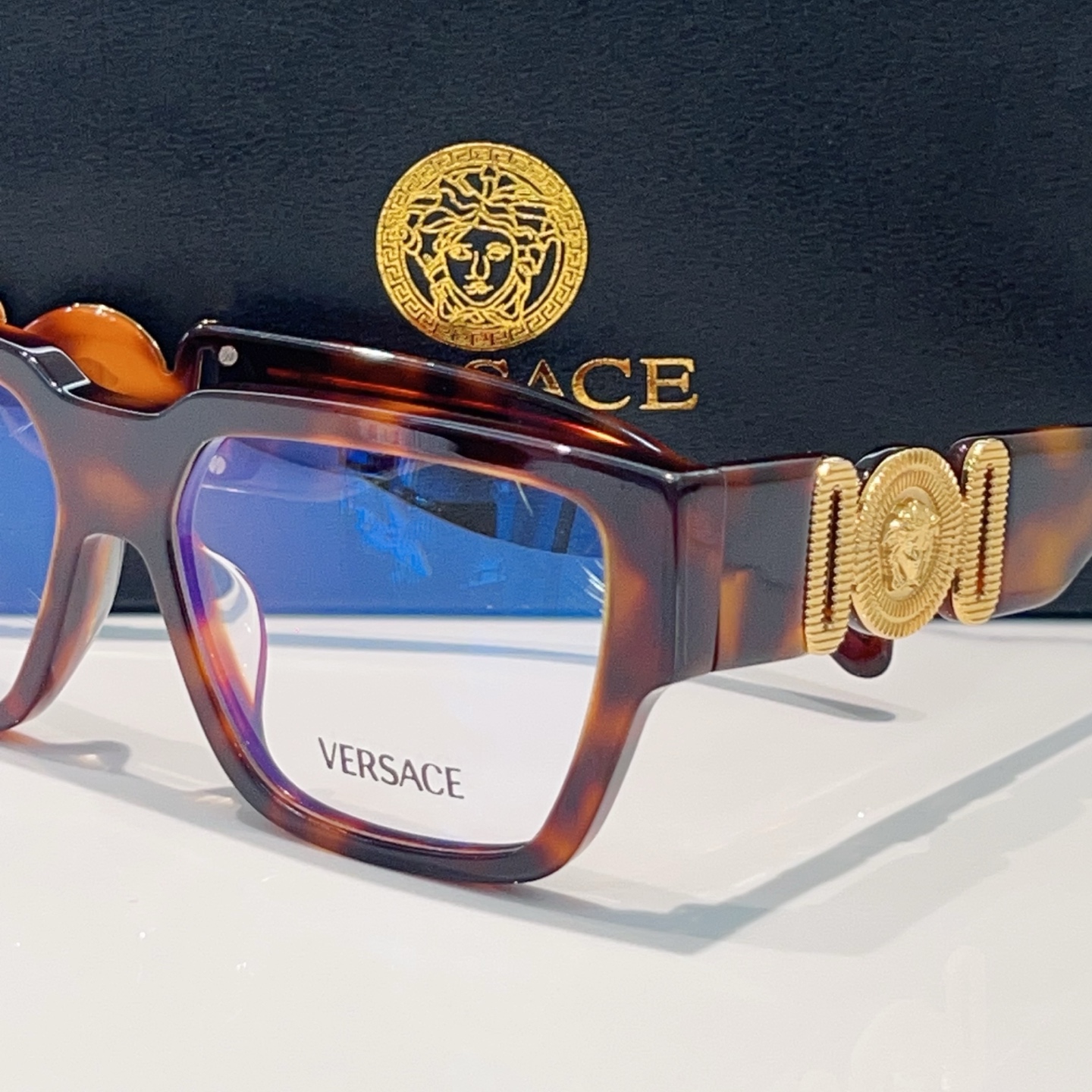 Versace 13512548VERSAC范思光学镜 VE4483D SIZE：55口17-145金灿灿的金属电镀