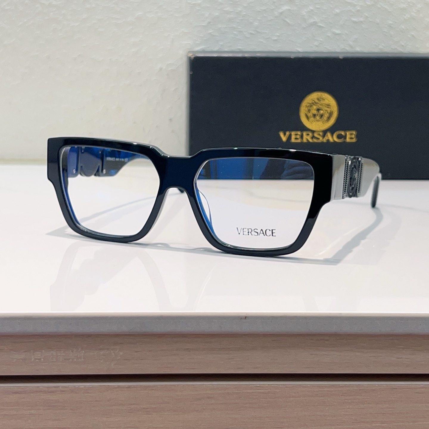 Versace 13512548VERSAC范思光学镜 VE4483D SIZE：55口17-145金灿灿的金属电镀