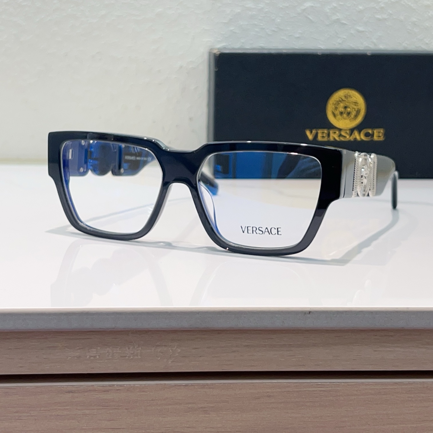 Versace 13512548VERSAC范思光学镜 VE4483D SIZE：55口17-145金灿灿的金属电镀
