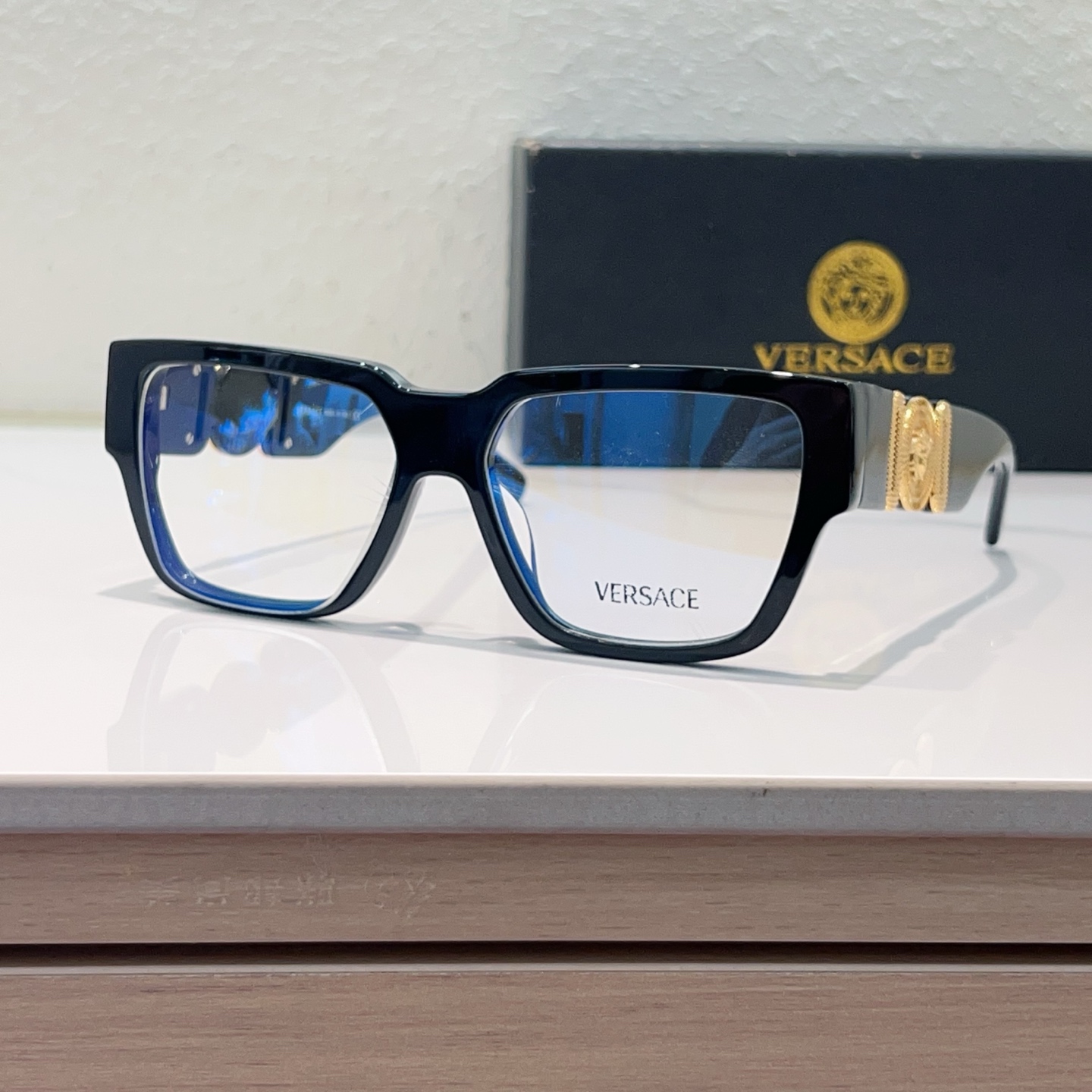 Versace 13512548VERSAC范思光学镜 VE4483D SIZE：55口17-145金灿灿的金属电镀