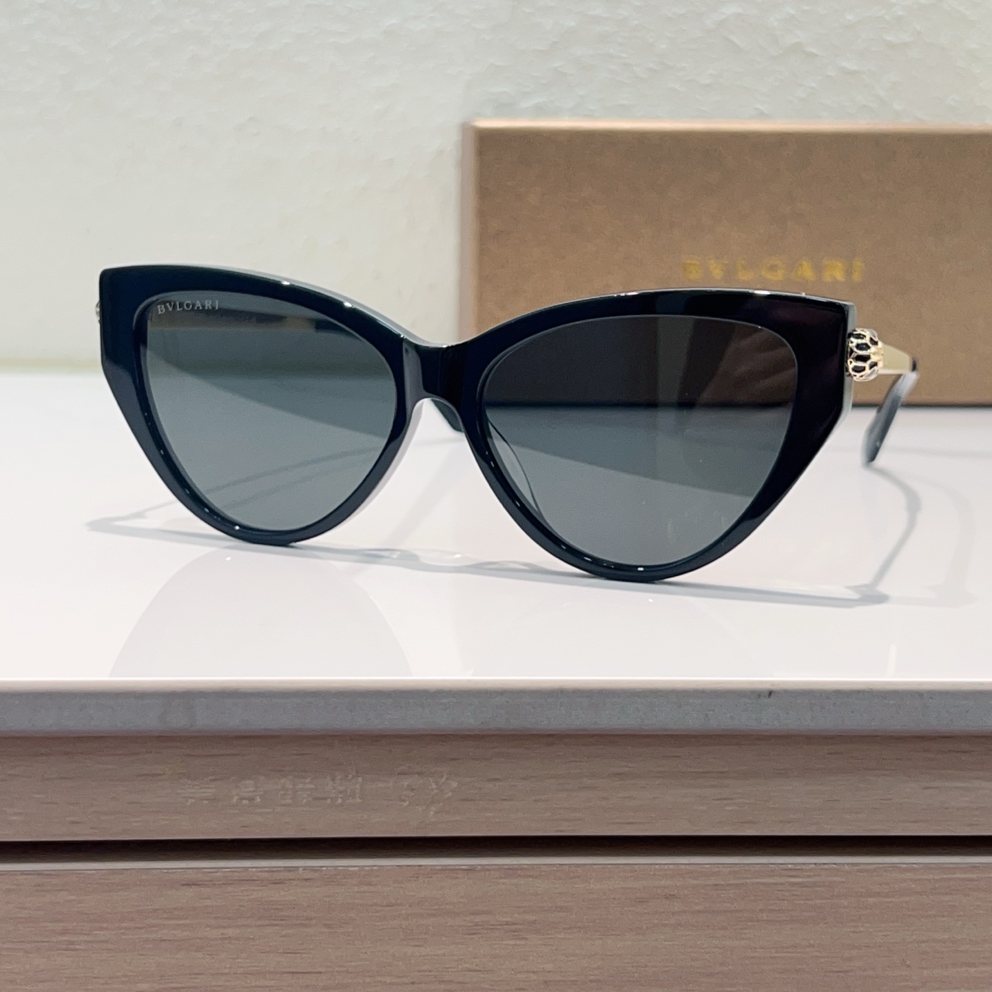 BVLGARI Sunglasses Acetate Cat Eye