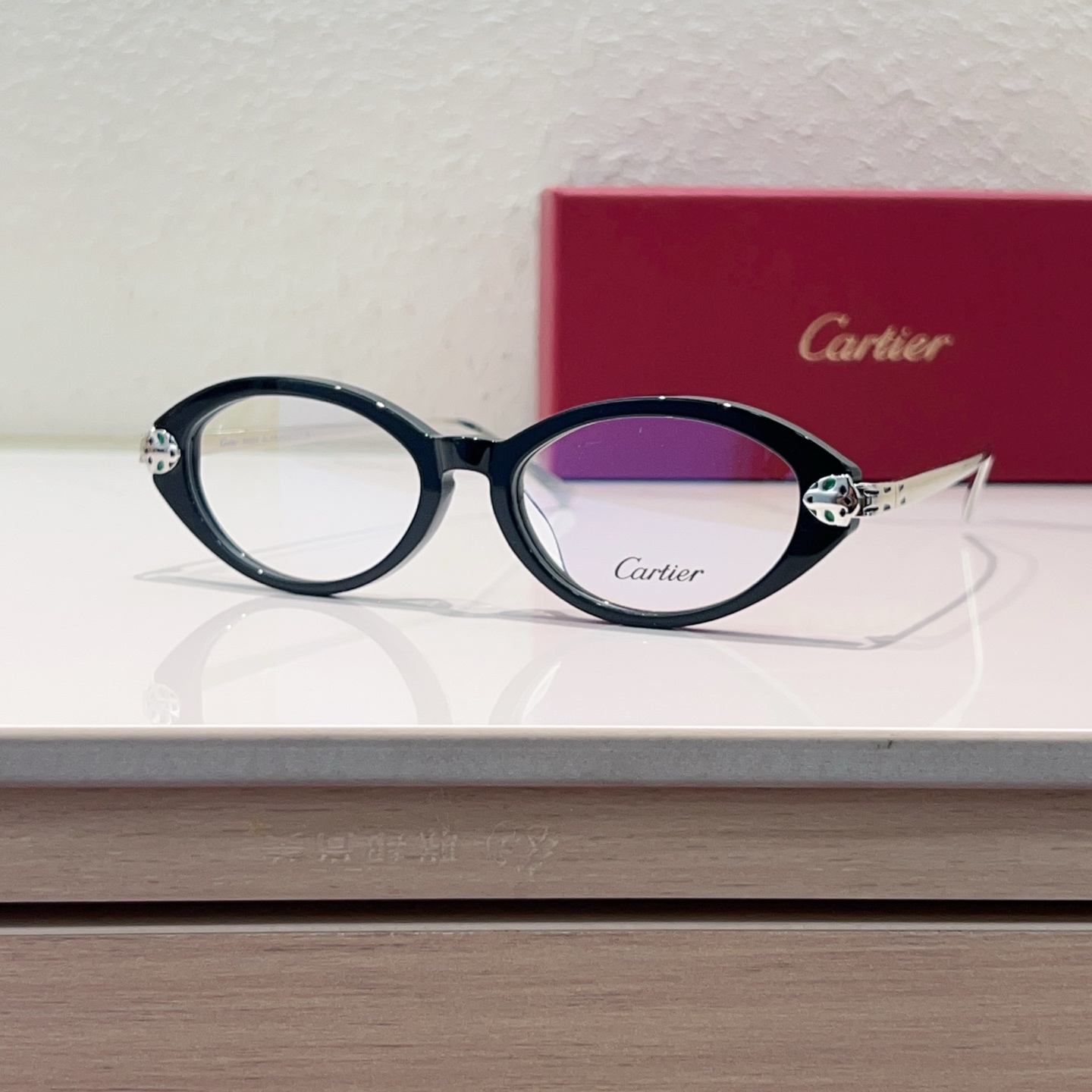 Cartier Eyewear Acetate Oval Frame