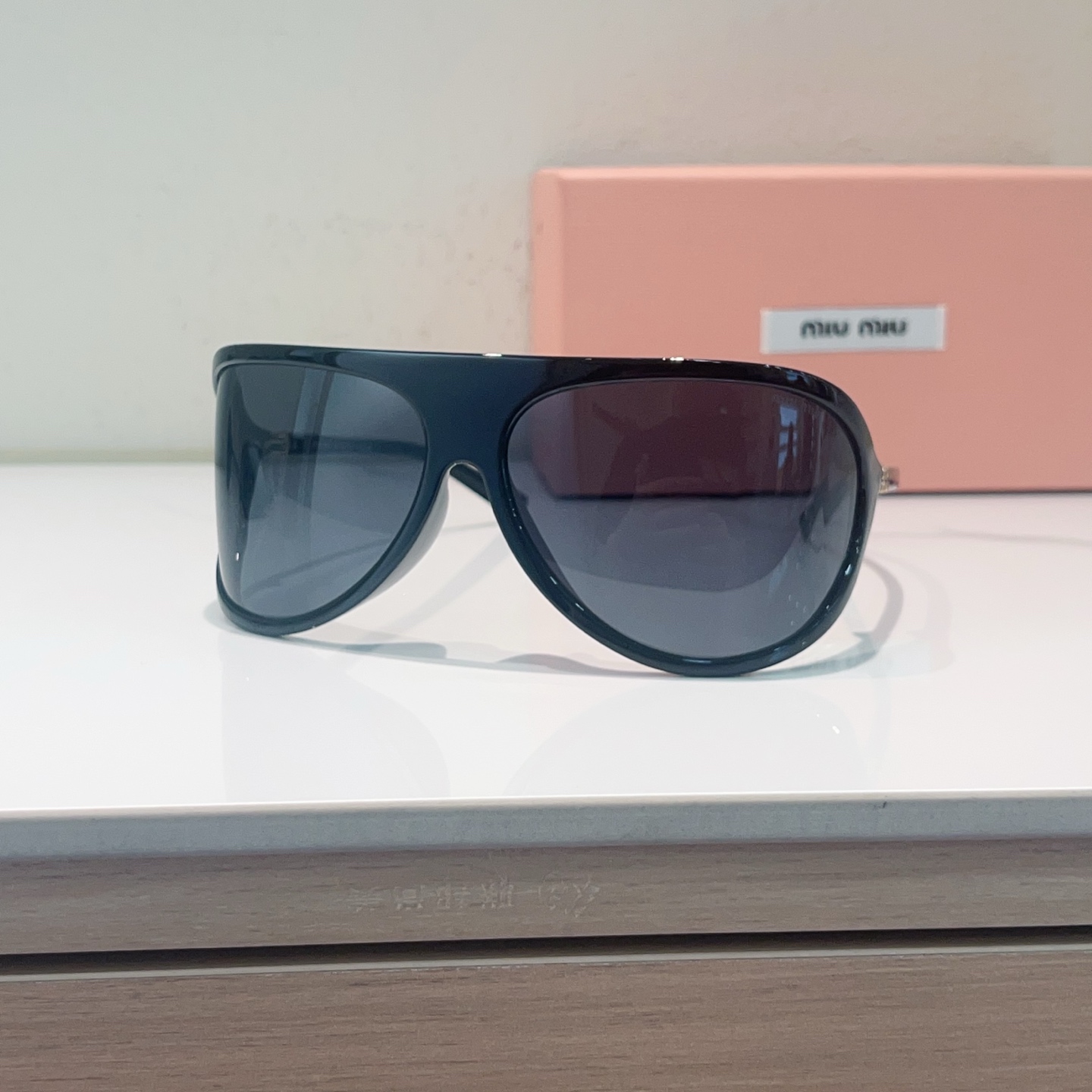 MIUMIU Sunglasses Acetate Black One-piece