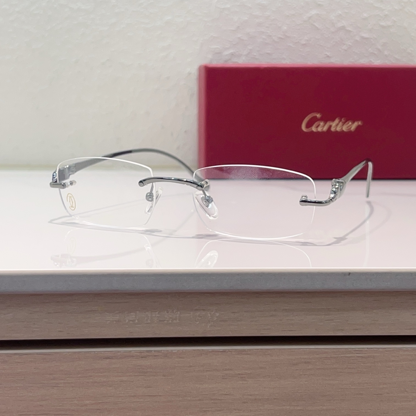 Cartier Rimless Metal Glasses