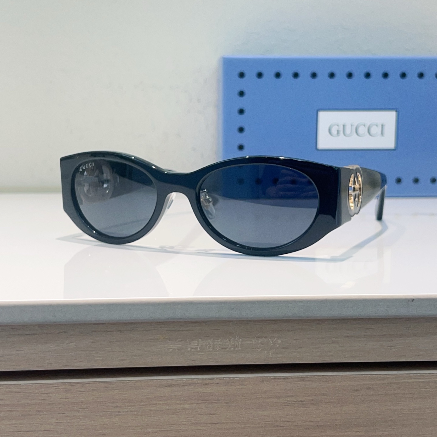 GUCCI Sunglasses Acetate Oval
