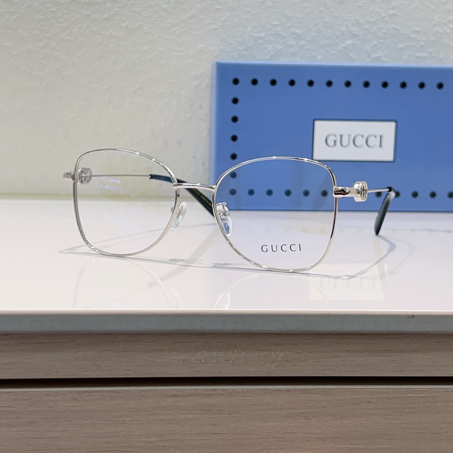 GUCCI Eyewear Metal Polygon Full Rim Frame