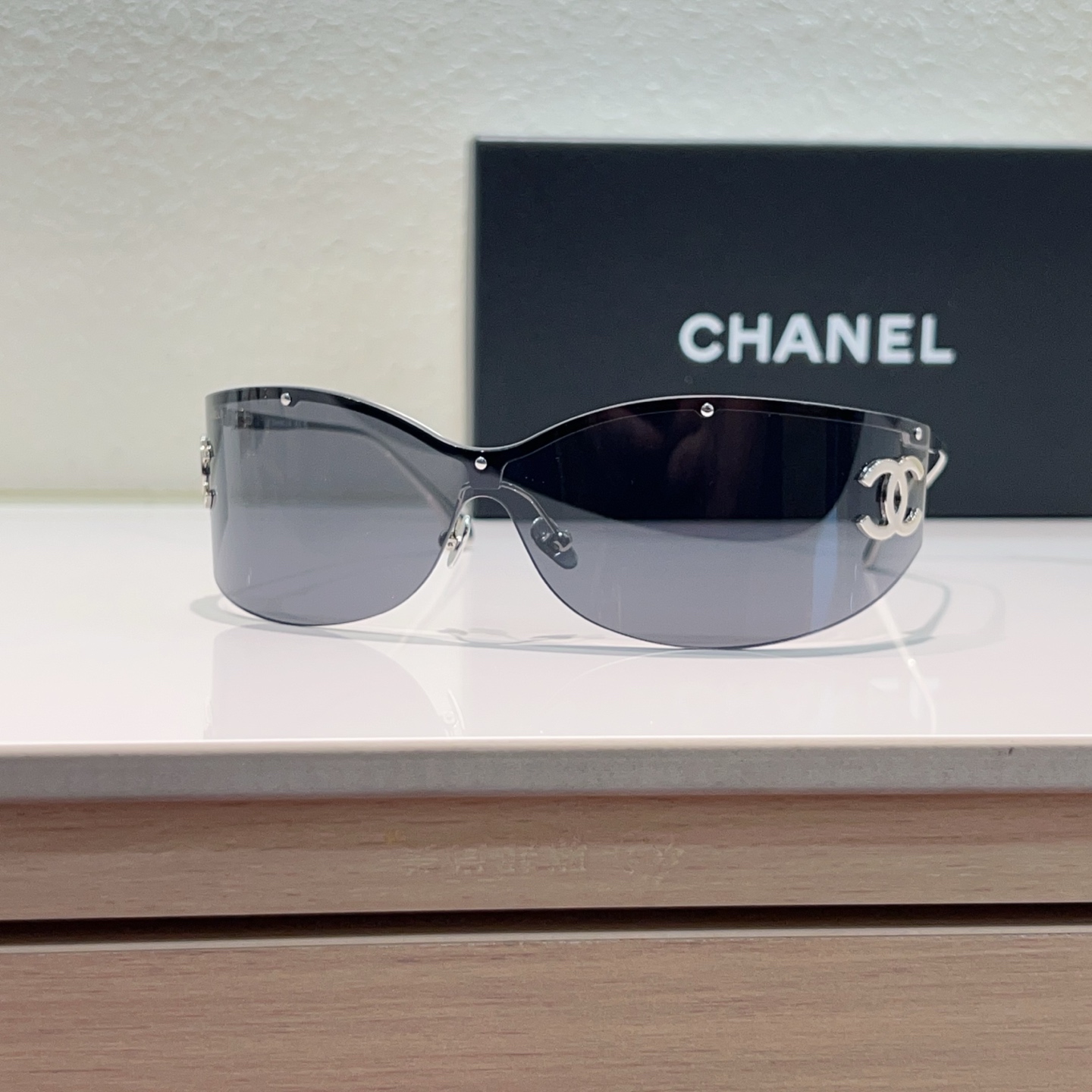 Chanel 71787 без оправы металлические солнцезащитные очки