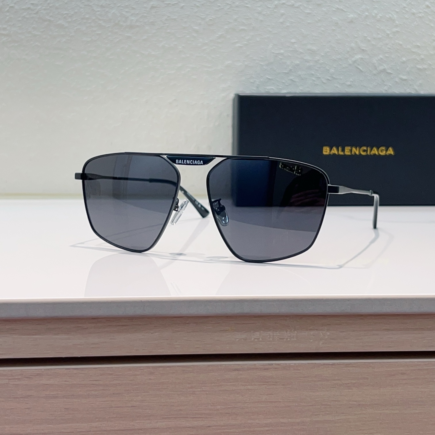Balenciaga Sunglasses Metal Square BB0246SA