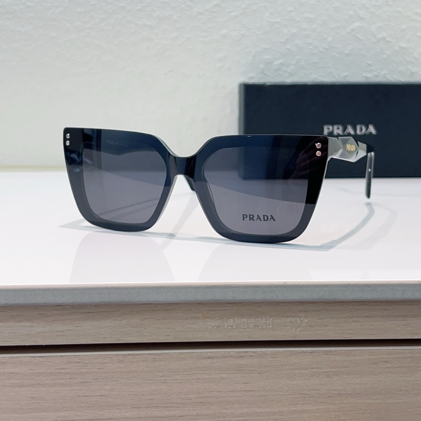 PRADA Sunglasses Double Lens Acetate Square G9072