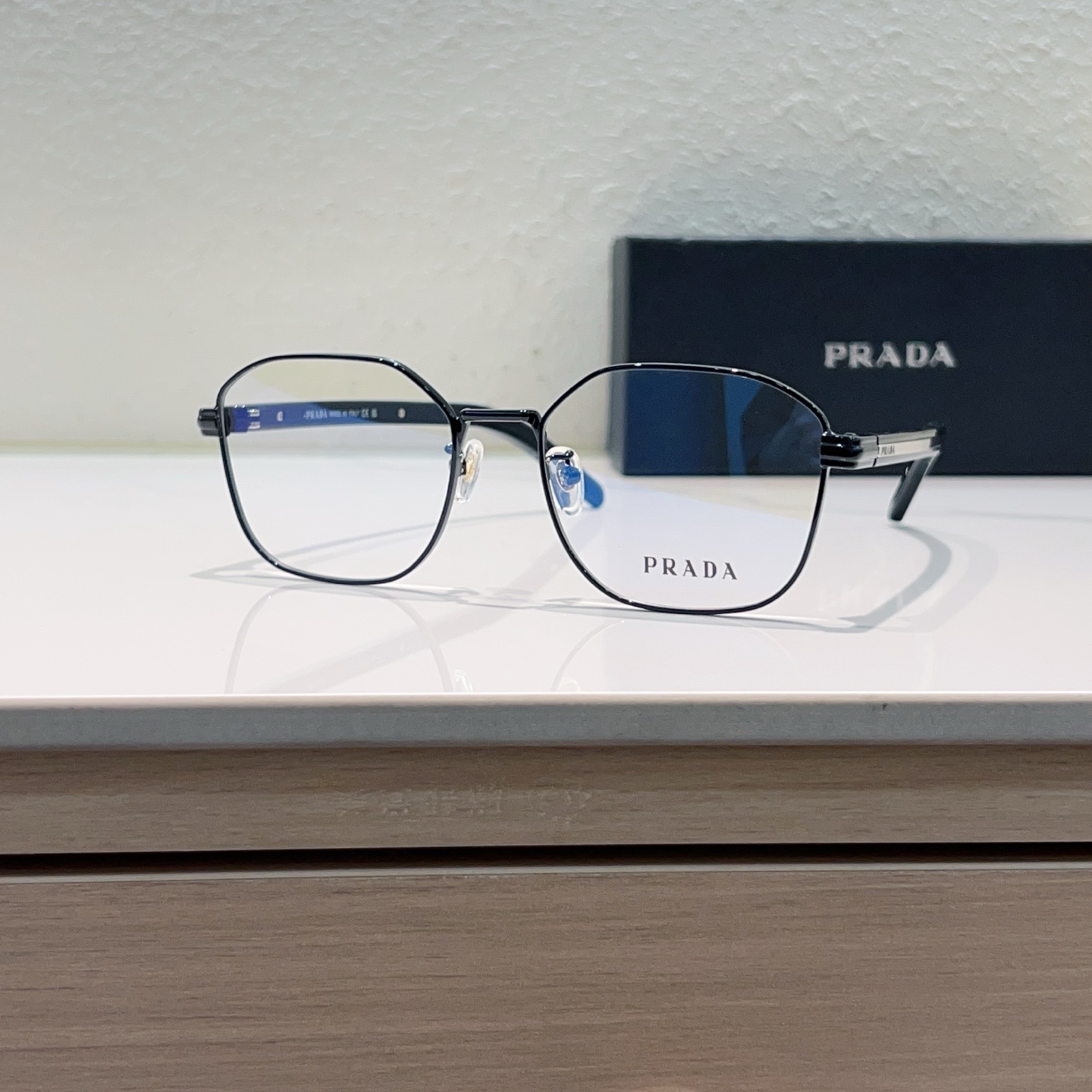 PRADA Eyewear Metal Polygon Full Rim