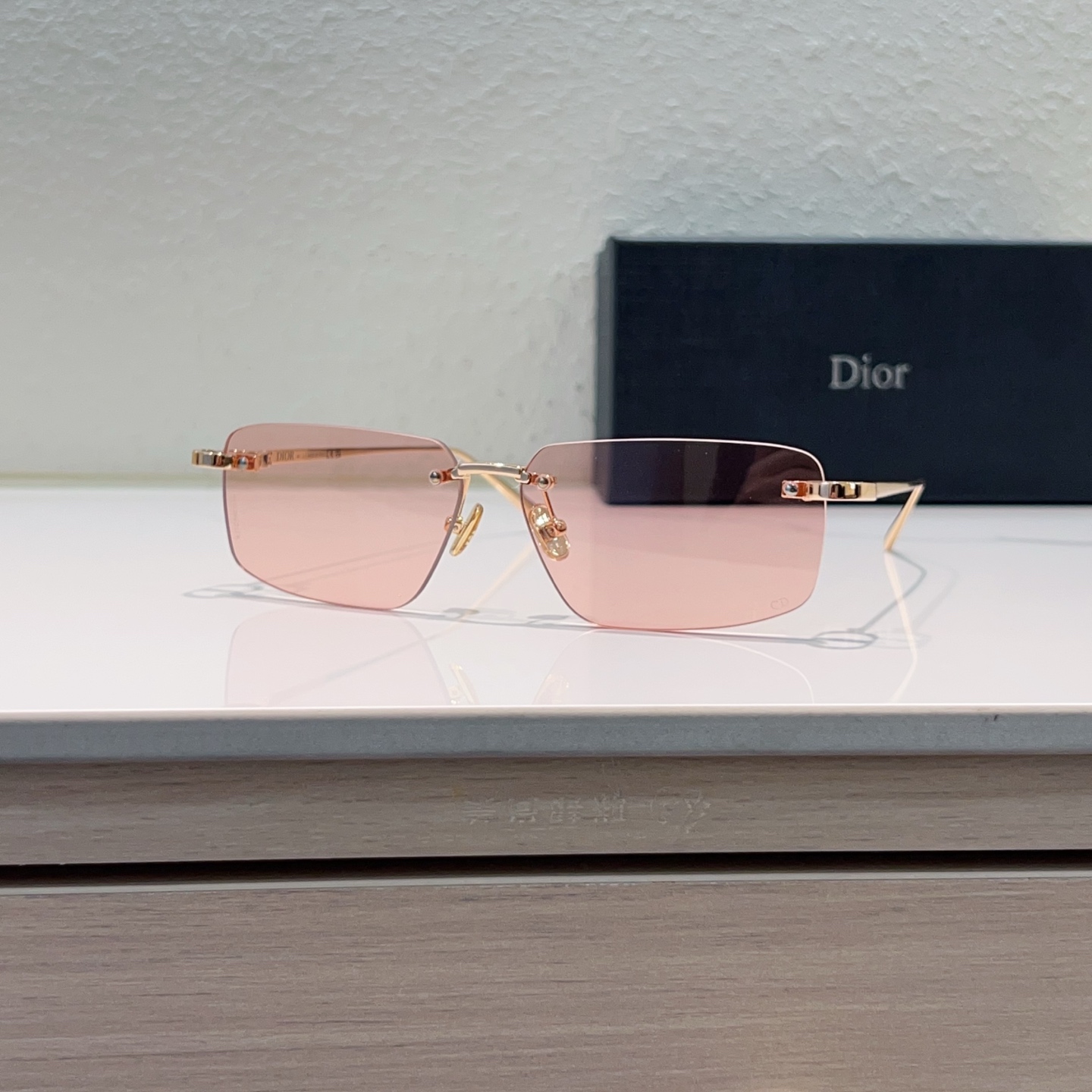 DIOR CDior S4U Lunettes de soleil sans monture en métal