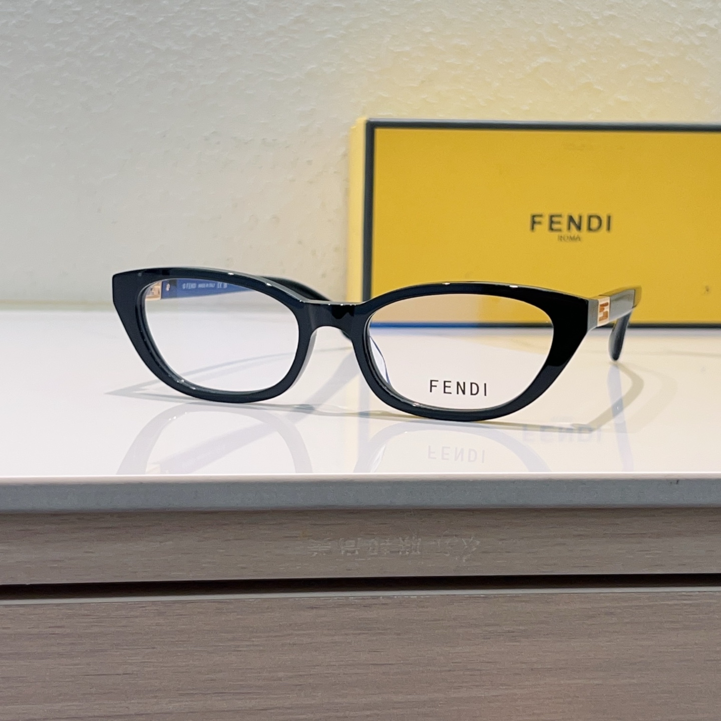 FENDI Acetate Cat-Eye Optical Frame