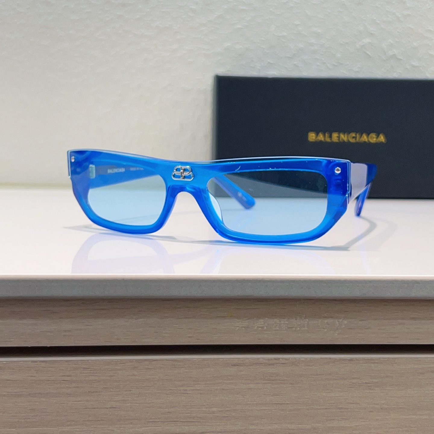 Balenciaga Sunglasses Acetate Rectangular BB0081S