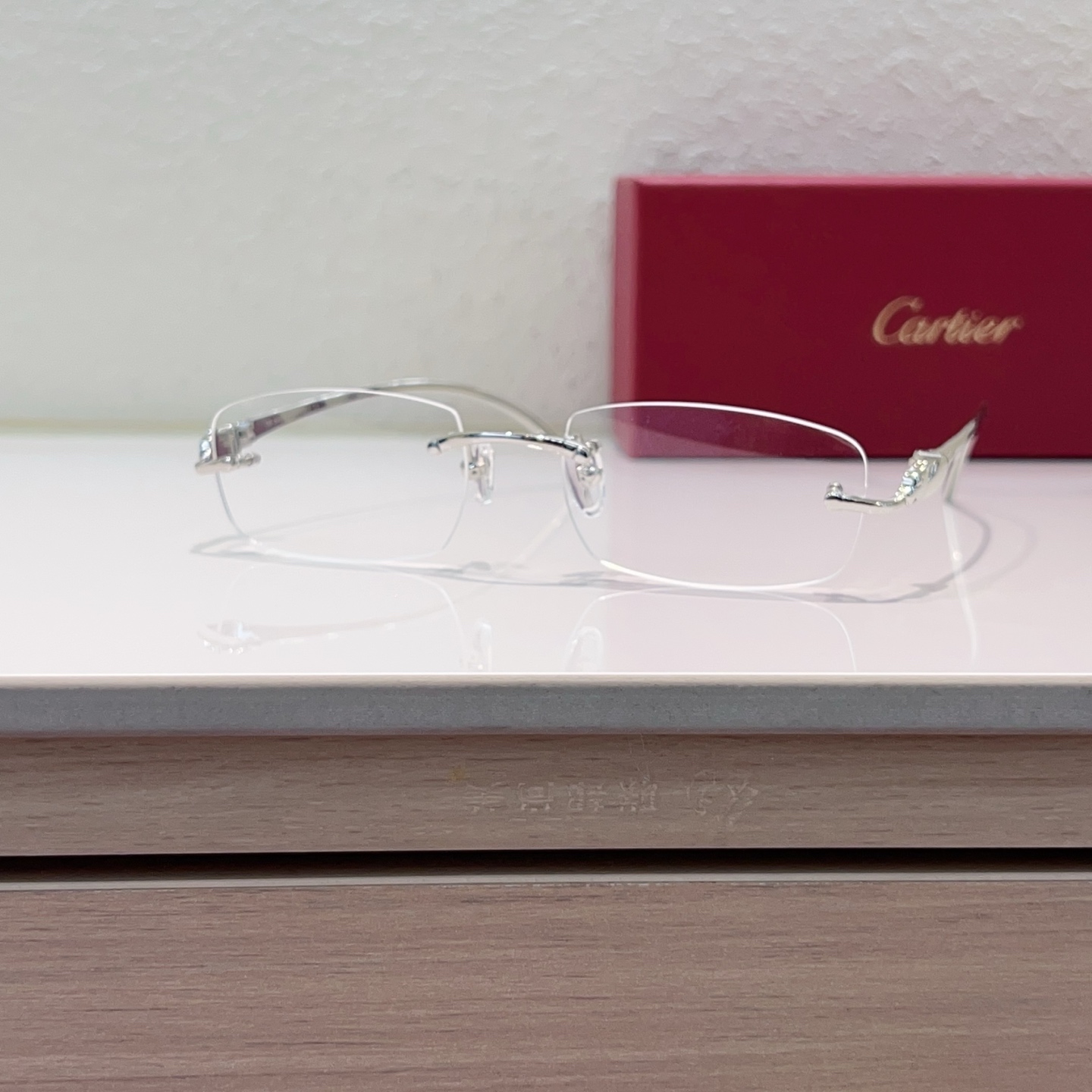Cartier Rimless Metal Glasses