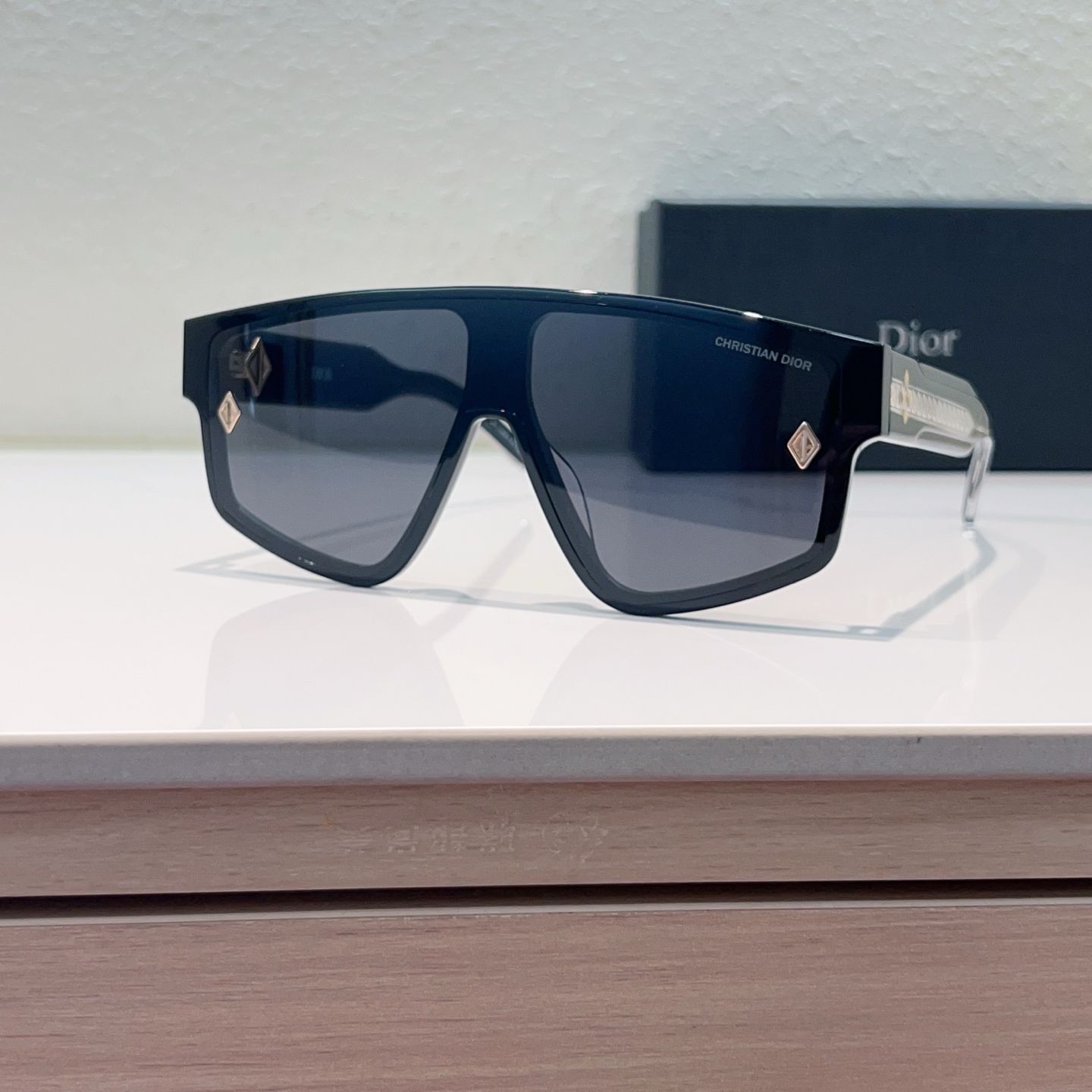 DIOR CD DIAMOND Acetate Square Sunglasses
