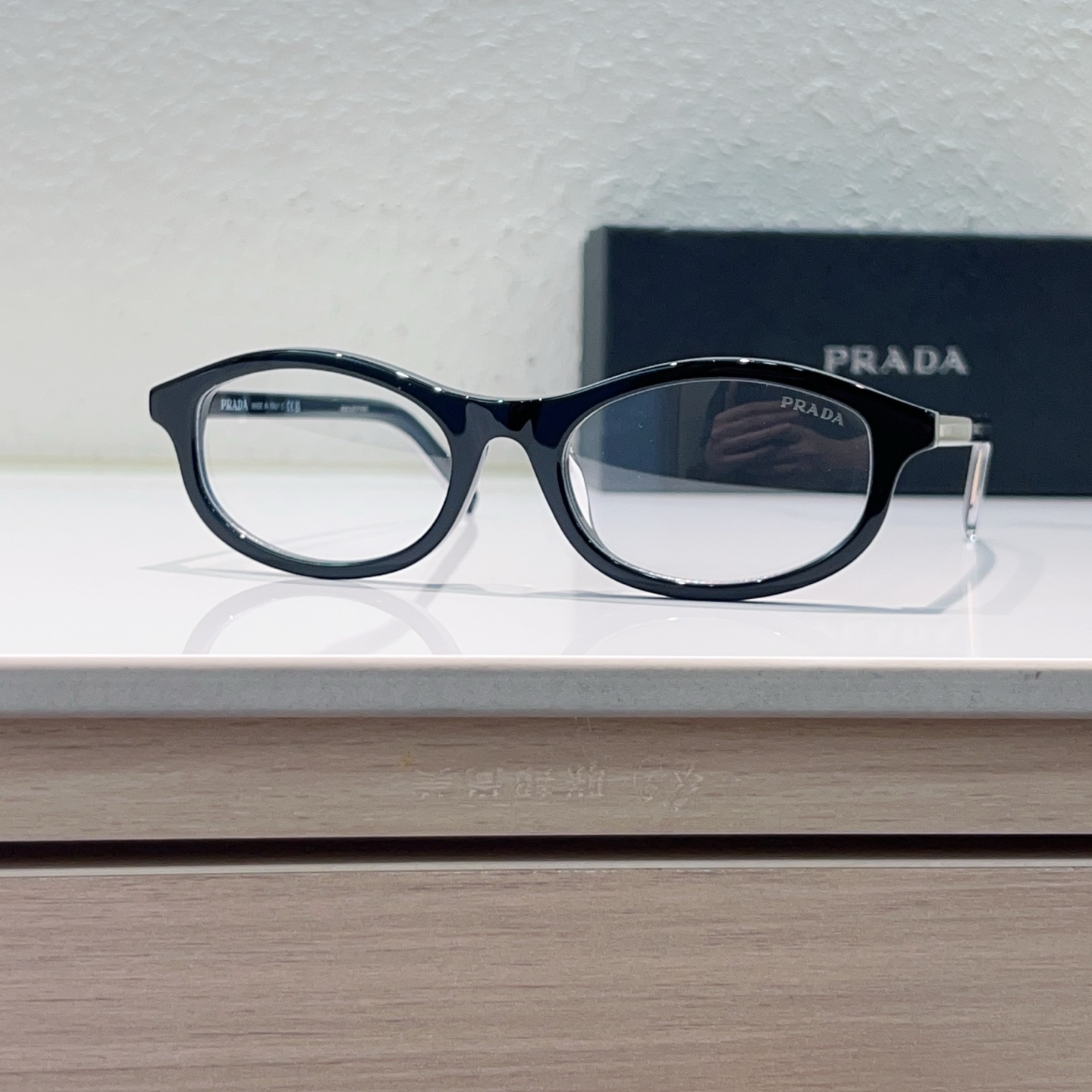 PRADA Optical Frame Acetate Full Rim Black
