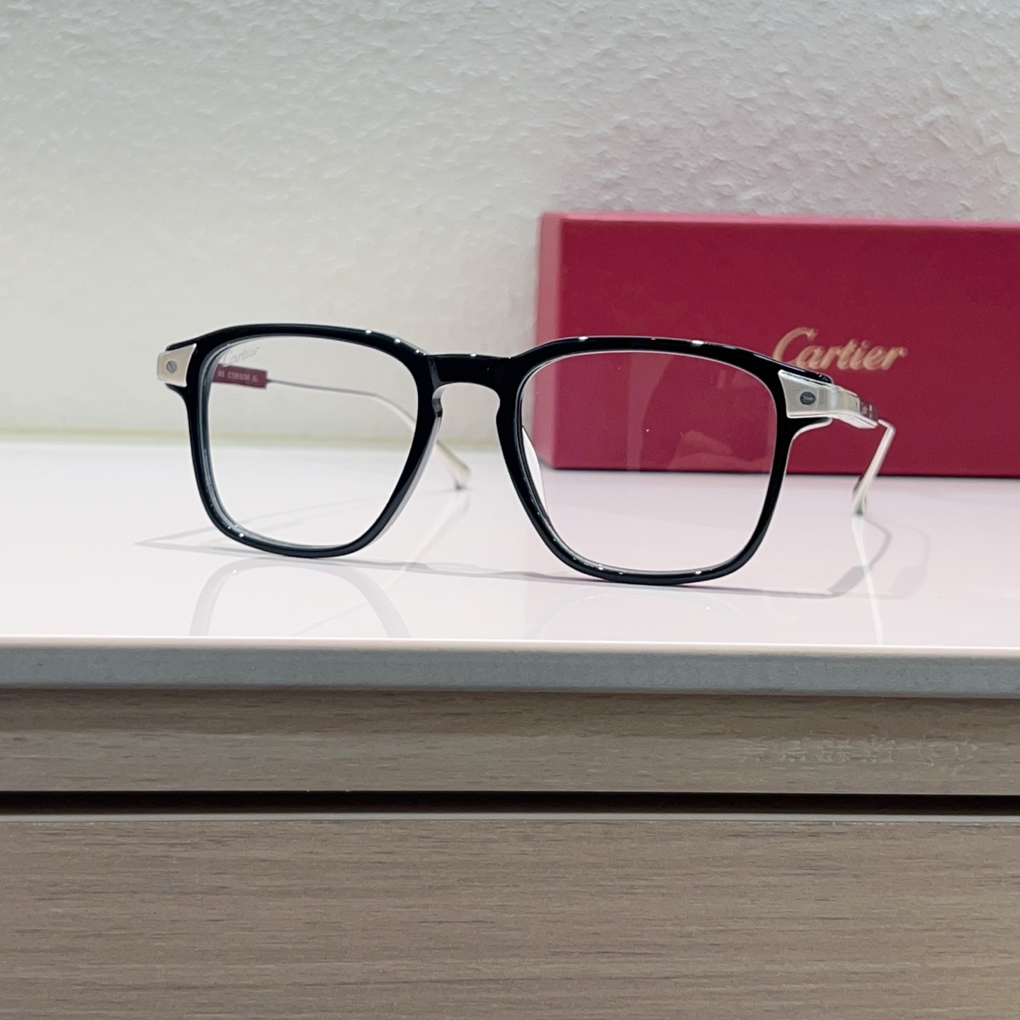 Cartier CT0612OA Acetate Square Optical Glasses