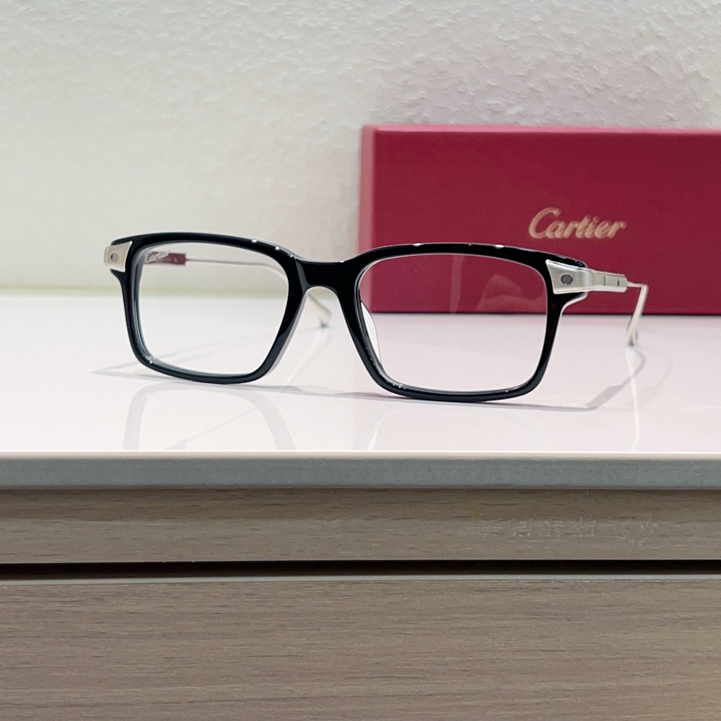 Cartier CT0611OA Acetate Rectangular Eyeglasses