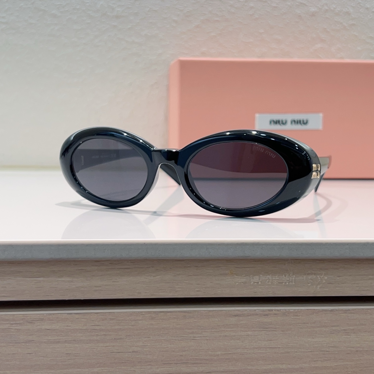 MIUMIU Sunglasses Acetate Oval Frame SMU B09-F