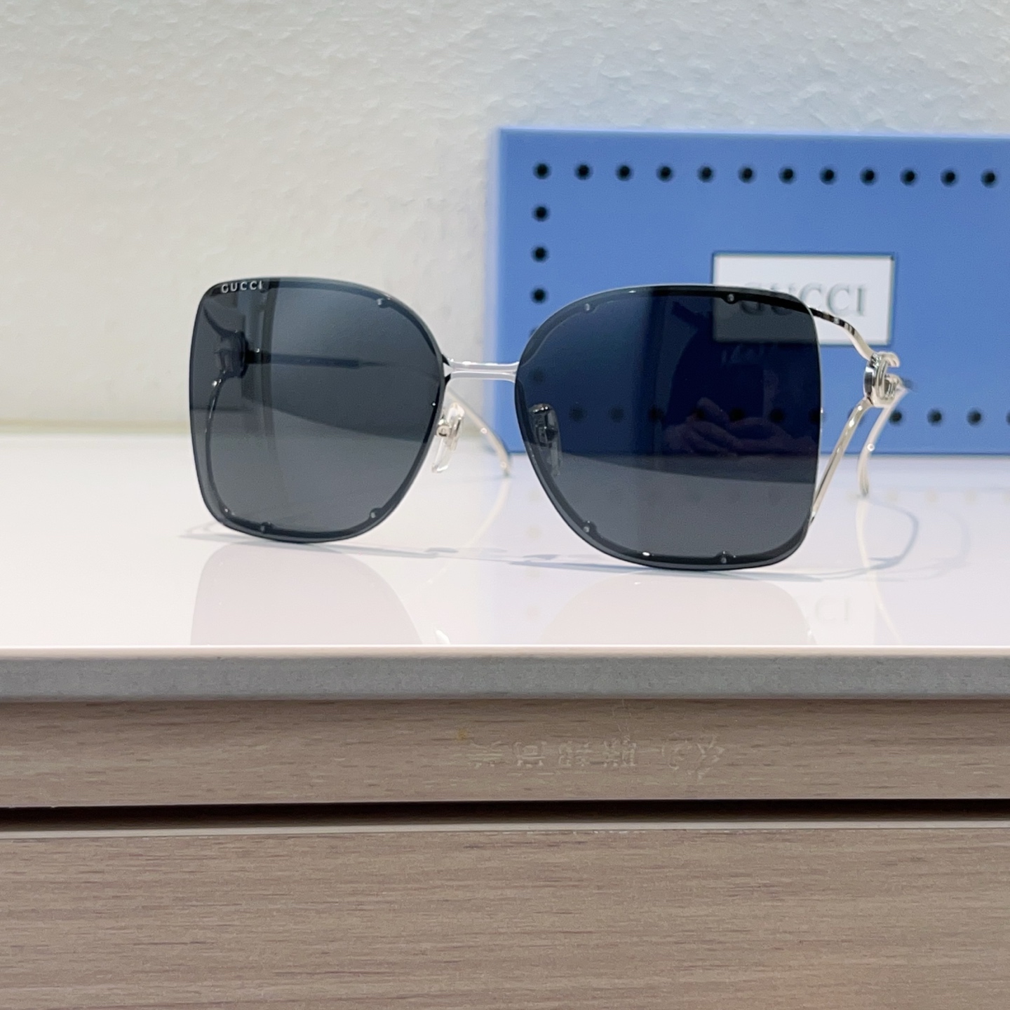 GUCCI Sunglasses Metal Square GG1713SA