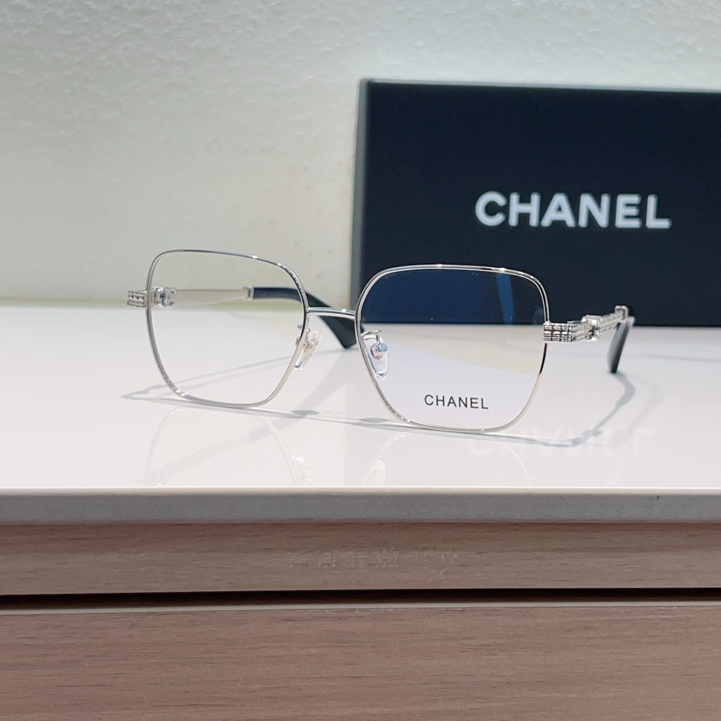 Chanel Metal Square Glasses CH2230