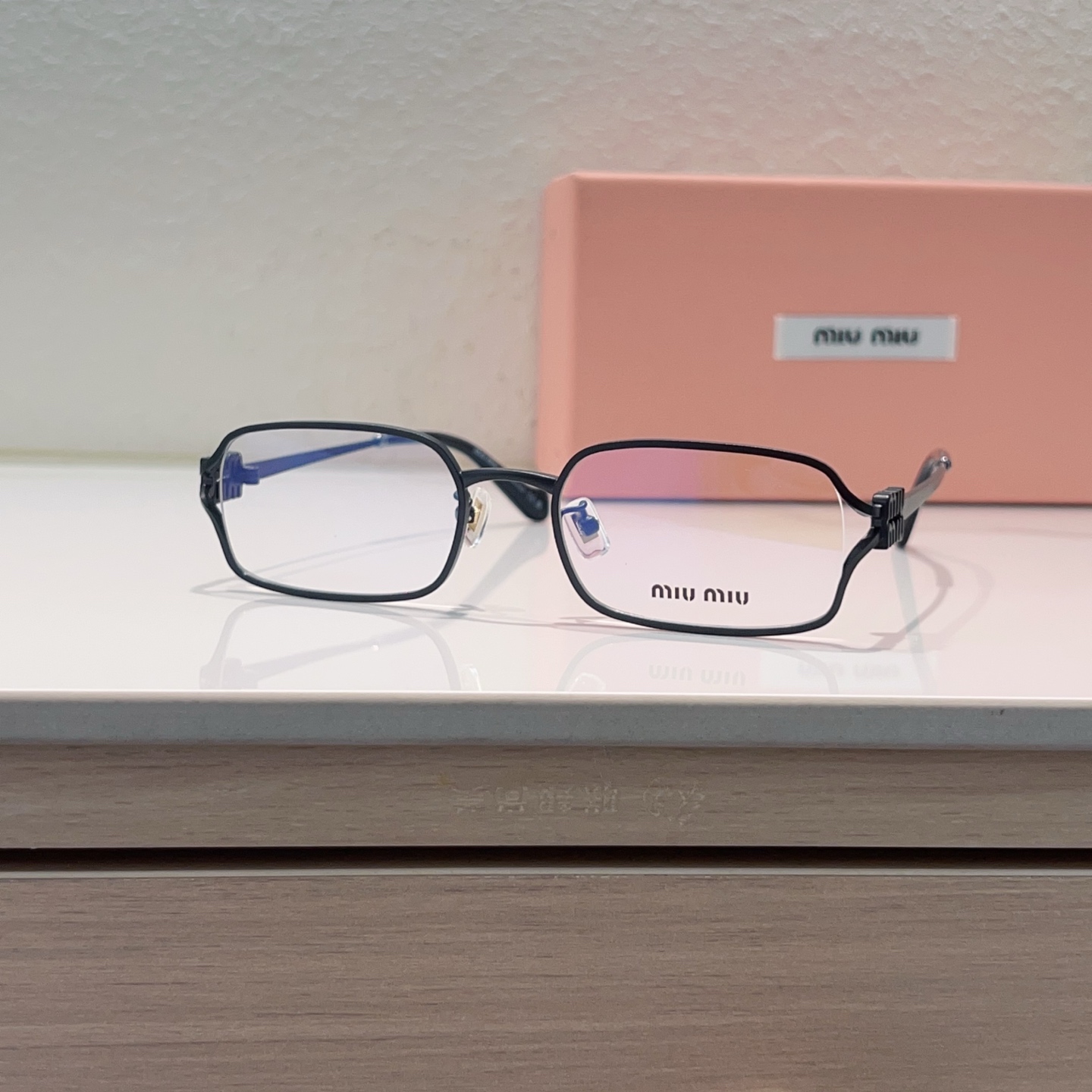 MIUMIU Eyewear Metal Rectangular Frame