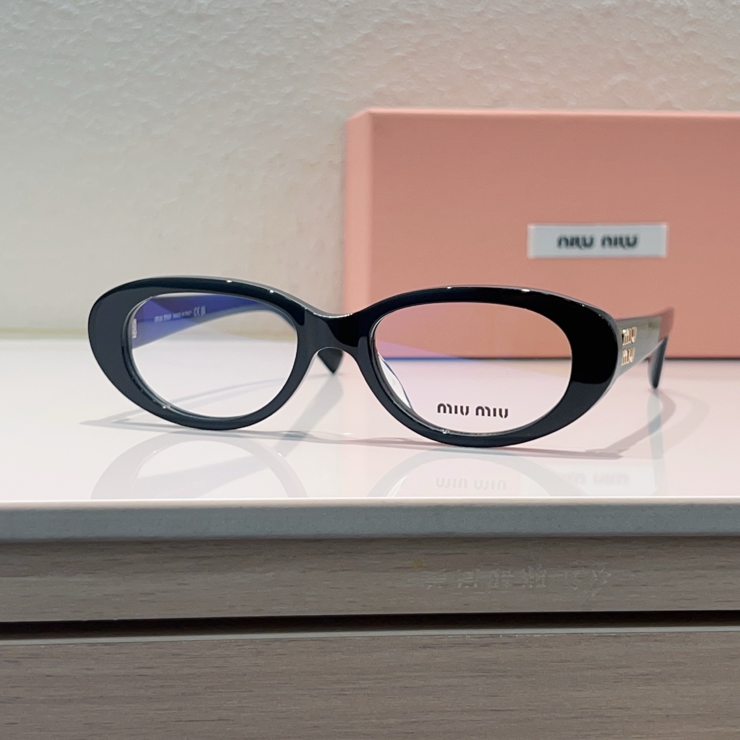 MIUMIU Optical Glasses Acetate Oval Frame