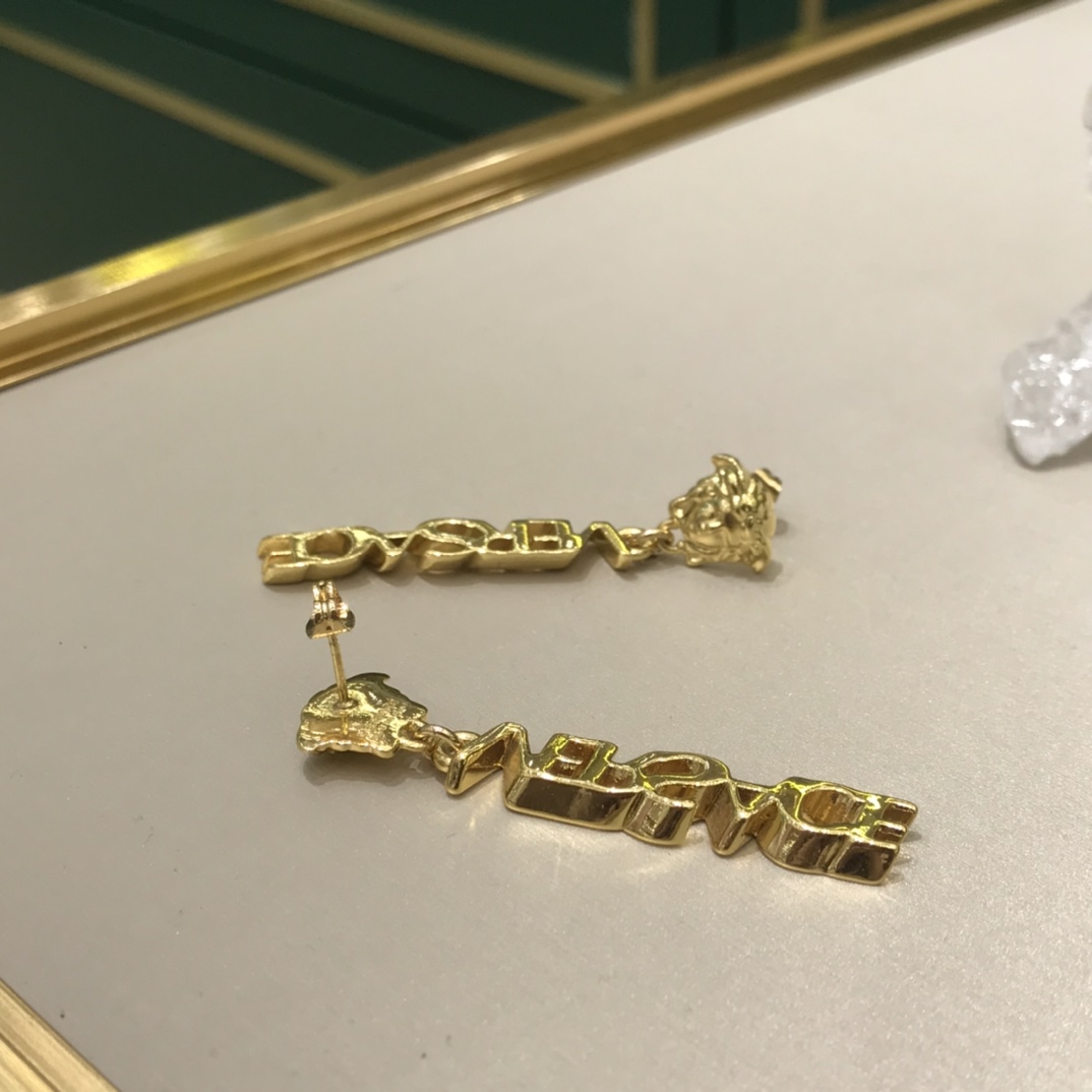 베르사체 메두사 골드 귀걸이 13168130 이미지 4