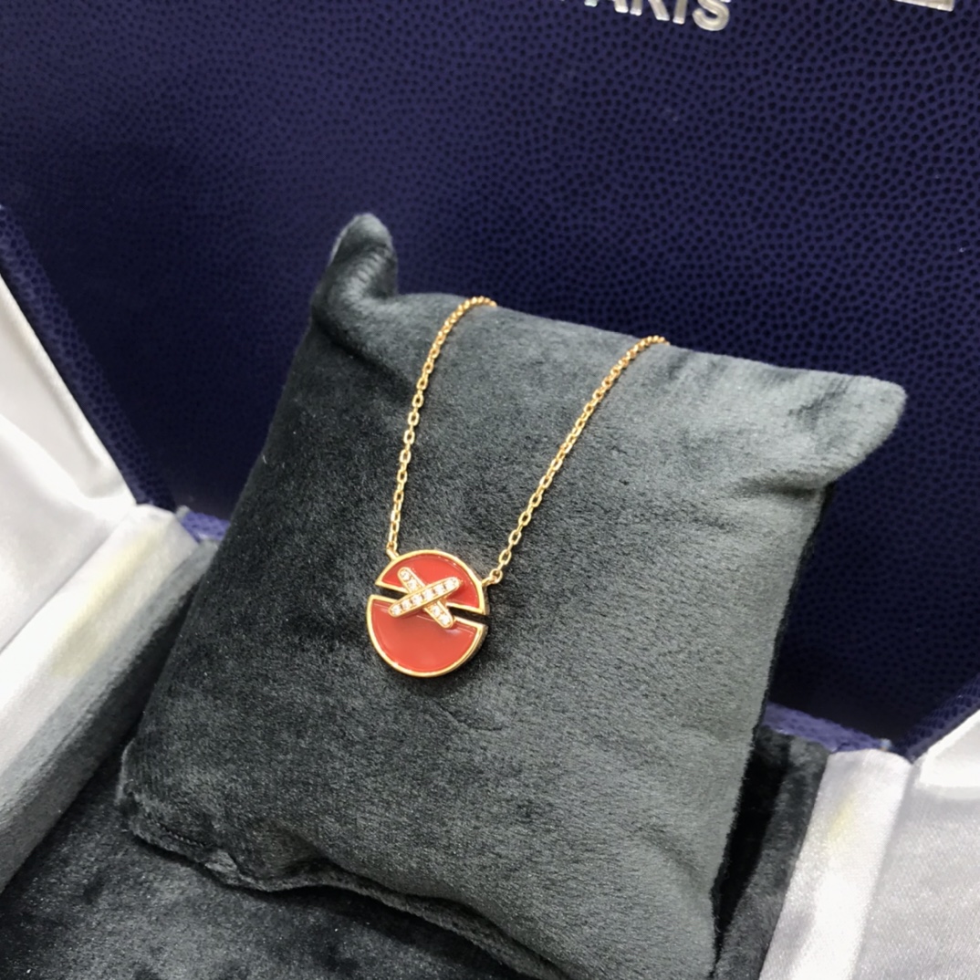 쇼메 크로스 서클 목걸이 69809 이미지 2