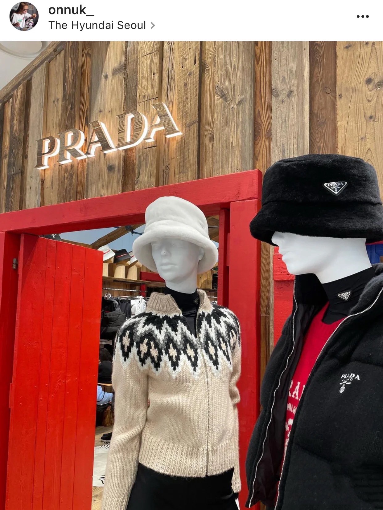 프라다 모자 84696 Prada Cap