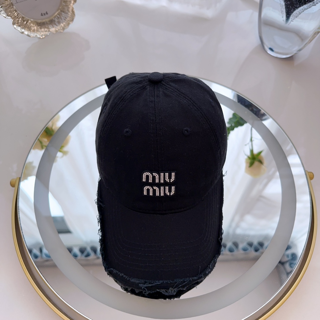 Oferta MiuMiu nueva gorra de béisbol de primavera/verano, gorra de pescador, gorra de béisbol, gorro de punto