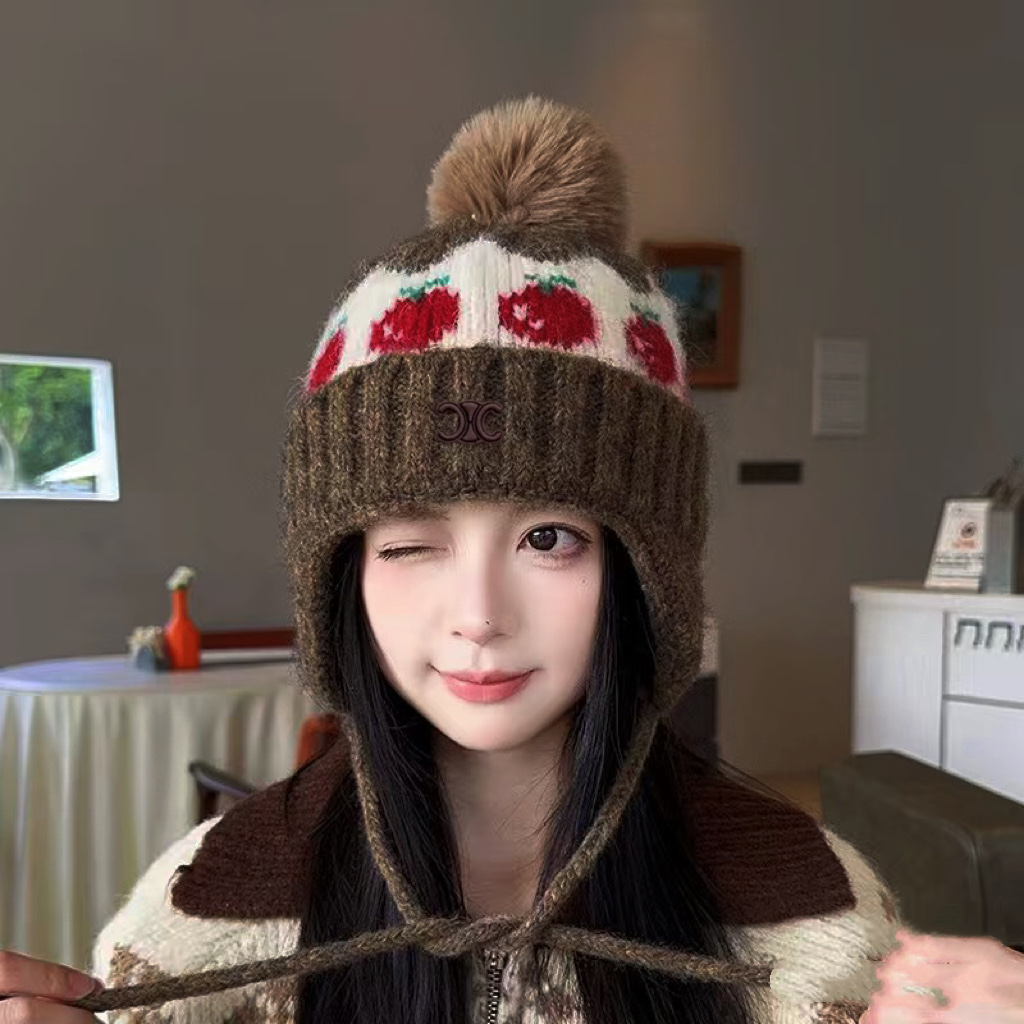셀린느 귀 덮개 스키 모자 상세 이미지 2